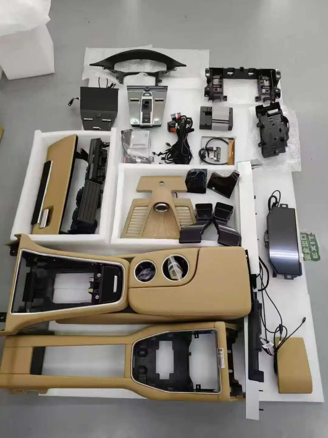 Car Interior for  Panamera 2010-2016 970 Upgrade Kit 971 Center Console Dashboard Car Modification Central Screen 13pcs